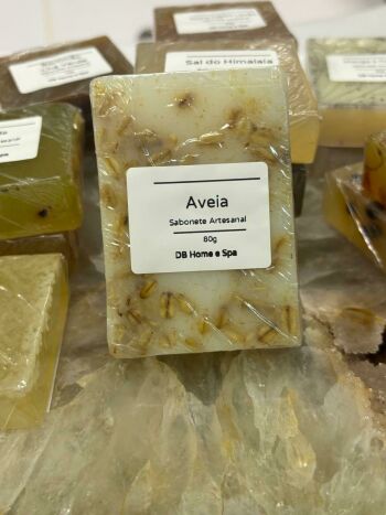 Imagem de Sabonete Artesanal de Aveia com Cereja e Avelã 80g